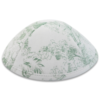 Calico Kippah logotipo bordado personalizado kippot judío regalos de boda Calico Yamulka judaísmo Kipot Skullcap