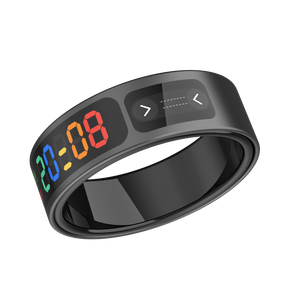 Anneau intelligent F58D <span class=keywords><strong>pour</strong></span> hommes, suivi de <span class=keywords><strong>la</strong></span> santé, fréquence cardiaque, tension <span class=keywords><strong>artérielle</strong></span>, suivi sportif, contrôle par application Android, étanche 5 ATM, 5-10 - Product Image 2