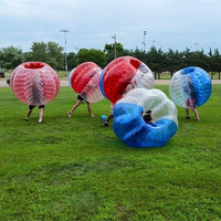 Boules gonflables de taille humaine, suite de football, bulle de corps, zorb, boule roulante à vendre