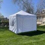 Fábrica personalizada Carpas <span class=keywords><strong>2x2</strong></span> 2x3 3x3 3x4,5 3x6 Tienda de feria comercial con ventana de iglesia para exposición - Product Image 5