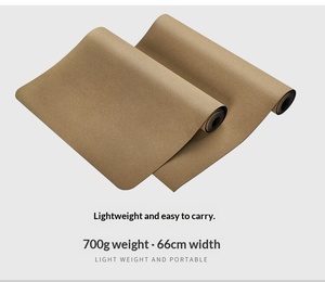 Tapete de <span class=keywords><strong>Yoga</strong></span> Portátil de Alta Gama, Ecológico, Antideslizante, con Patrón Grabado con Láser, Personalizado, de Corcho y TPE, Rectangular, 183 cm - Product Image 2