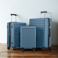 Ensemble de 3 valises rigides en PC de haute qualité, 20, 24 et 28 pouces, avec roulettes pivotantes, extensibles, porte-téléphone, approuvées par la TSA pour les compagnies aériennes