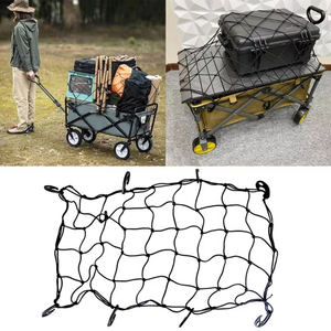 Filet de chargement élastique robuste, idéal pour sécuriser les sacs, les boîtes et l'équipement sur les véhicules - Product Image 6