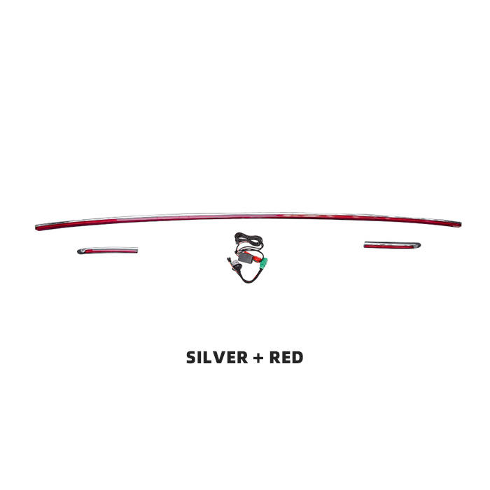 Silver + Red