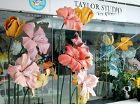 Yumeiren décoration de fenêtre Floral géant papier fleur usine personnalisé étanche Eva mousse fleur décoration accessoires de mariage