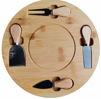 Planche à fromage pliable en stock, plateau de charcuterie portable pour fruits, pain, aliments cuits et beurre, planche de service et de découpe en bois