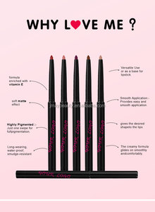 Crayon à lèvres crémeux rétractable, vegan, sans cruauté, naturel, minéral, hautement pigmenté, lisse, longue tenue, marque privée - Product Image 5