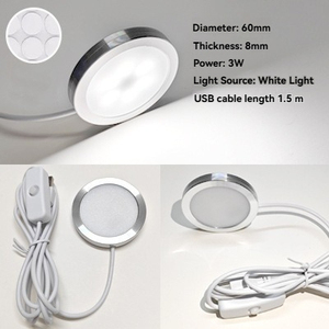<span class=keywords><strong>Luz</strong></span> <span class=keywords><strong>LED</strong></span> Ultrafina USB, Regulable, 5V, Bajo Voltaje, <span class=keywords><strong>Luz</strong></span> de Gabinete de Aluminio <span class=keywords><strong>para</strong></span> Lámpara Bambu, Vinoteca, Proyectos de Impresión 3D - Product Image 2