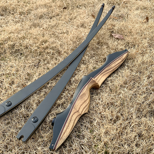 Arco Recurvo Largo de Madera de la Mejor Calidad, 25-50 Libras, <span class=keywords><strong>ILF</strong></span>, 15, 17 y 19 Pulgadas, Juego de Arco y Flecha para Caza - Product Image 6