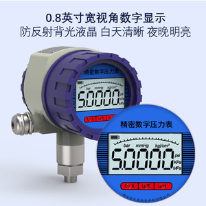 Manomètre numérique 100 mm -0,1 à 260 bars, antidéflagrant, avec contacts électriques - Product Image 4