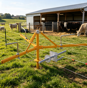 HPSFENCE <span class=keywords><strong>Enrouleur</strong></span> et dérouleur manuel portable de fil de fer pour clôture d'élevage - Product Image 1