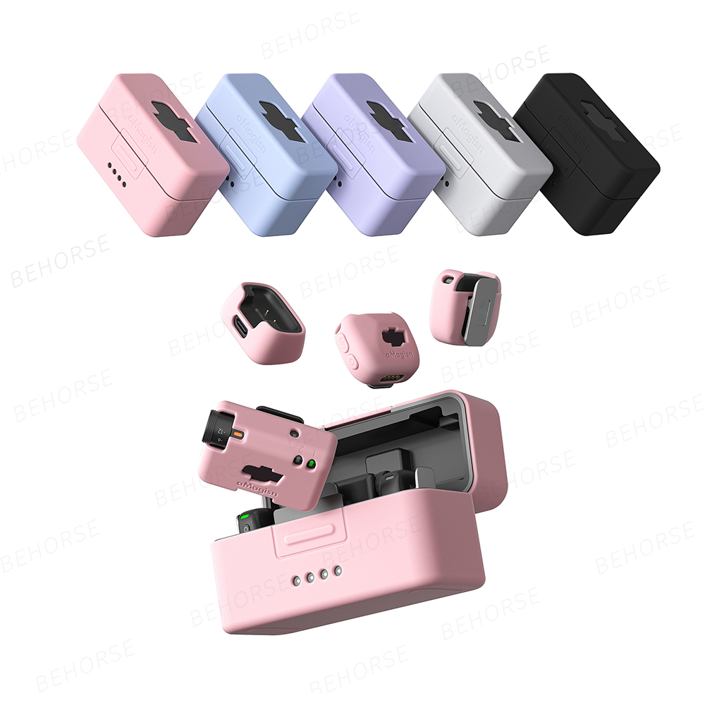 Custodia In Silicone Per DJI Mic 2 – Protezione Totale Antiurto E Antipolvere, Rosa