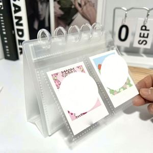 Porte-cartes de bureau en PVC et support d'album photo de table pour photos de famille et présentoir de cartes de visite pour scrapbooking - Product Image 2