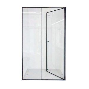 Cabina de Ducha Transparente <span class=keywords><strong>con</strong></span> Diamantes Personalizada, <span class=keywords><strong>con</strong></span> Bisagra Ajustable para Instalación en Paredes Irregulares del Baño - Product Image 5