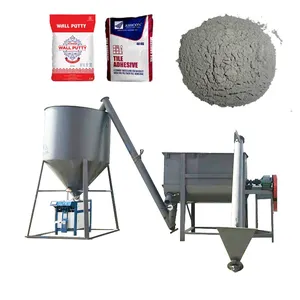 Dry Cement Mortar Plaster Production Line Premix Plant Mixing Equipment Manufacturer dry powder mixer