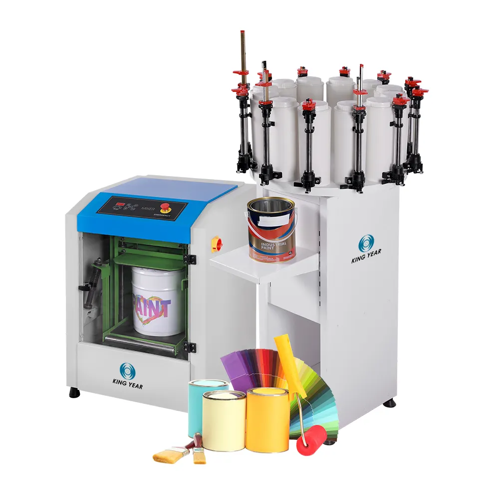 Tự động sơn Shaker mixer và hướng dẫn sử dụng sơn pha màu Dispenser máy kết hợp Hot Bán JY-50B