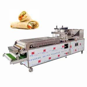 Otomatik pişmiş gözleme makinesi Pita Lavash ekmek Roti Naan basın makinesi yapma makinesi