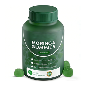 Gummies véganes pour adultes à l'extrait de feuilles de Moringa biologique, marque privée OEM - Product Image 1