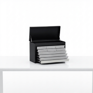 Armoire à outils professionnelle en acier robuste avec tiroirs et roulettes pour atelier de menuiserie - Product Image 1