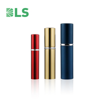 Atomiseur portatif de parfum en aluminium de voyage de poche intérieure en verre vide de 5ml 10ml 15ml