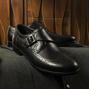 High-quality luxurious top-grade leather <b>shoes</b>. Men's genuine leather formal business upper-grade cowhide <b>shoe</b> covers for feet. - Product Image 1