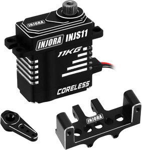 Micro Servo DE ALTO Torque sin núcleo con montaje y bocina de Servo para SCX24 C10 JLU Bronco Axial 1/24 <span class=keywords><strong>RC</strong></span> Crawler Car Upgrade Parts - Product Image 3