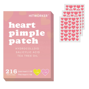 Patchs anti-boutons pour le visage, patchs hydrocolloïdes pour l'acné avec arbre à thé et hamamélis, couvrant les boutons et les imperfections pour tous les types de peau, 216 unités - Product Image 2