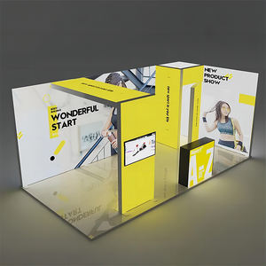 TianLang Salon Stand d'affichage Boîte à lumière Boîte à lumière publicitaire avec salle de stockage et support d'exposition mobile TV - Product Image 2