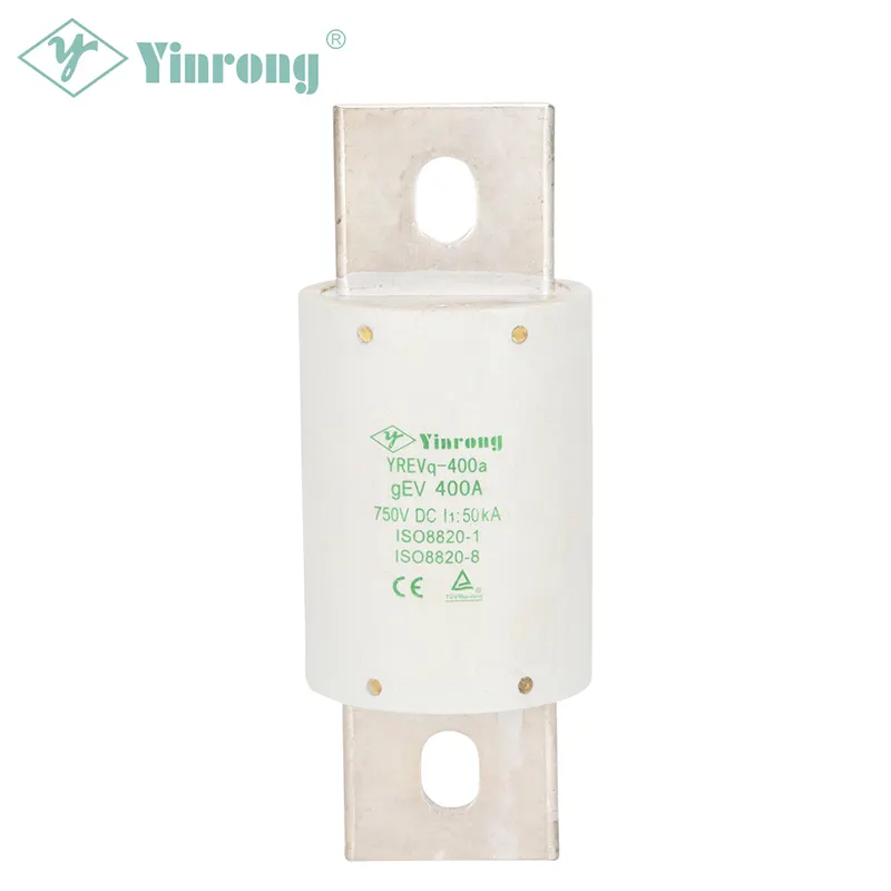 Yinrong 750V dc auto Fuse 225A 250A 300A 350A 400A fast automotive fuse good quality bolt down ev fuse link