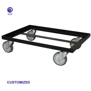 Carretilla de Paletas Móvil de Acero Dulce Q235 con Recubrimiento de Zinc para Transporte Logístico de Alta Resistencia - Product Image 3