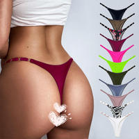Culottes string sexy transparentes pour femmes, style bikini, taille basse, OEM/ODM, pour photos de modèles sexy, type VS G-string Thong