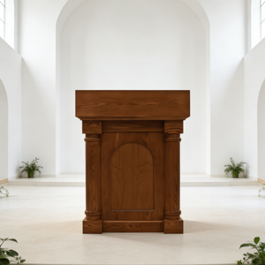 Atril de Iglesia de Madera Maciza Estilo Vintage para Seminarios y Escuelas Teológicas, Eventos Ceremoniales - Product Image 1