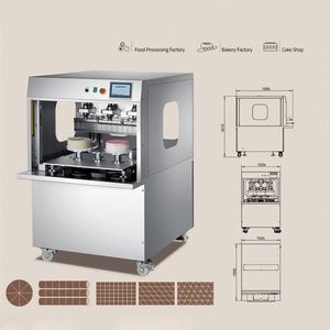 Machine à découper les gâteaux à ultrasons industrielle, machine à découper les mille-feuilles pour les usines de transformation alimentaire - Product Image 1