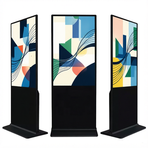 Écran publicitaire tactile vertical couleur 55 pouces, affichage vidéo haute définition, écran mural commercial, indice de protection IP43, hôtel - Product Image 1