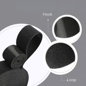 Multi Color Double Sided Hook and Loop Tape Back-to-Back Hook and Loop <b>Rolls</b> Bulk for Optical Fiber Toy House Wire Arrangement - Product Image 2