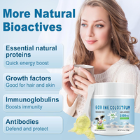 Poudre de colostrum bovin de marque privée OEM pour la santé immunitaire et intestinale Supplément de lait de colostrum bovin