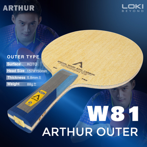 Loki 2024 Bao Bì Nâng Cấp W81 Bên Ngoài Bóng Bàn Lưỡi Ping Pong Lưỡi Vợt Cho Chuyên Nghiệp Cạnh Tranh - Product Image 2
