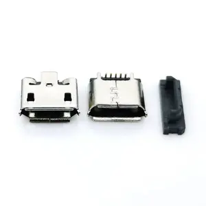 Audio micro usb usb type b female miniature socket cell phone charging connector adapter connectors