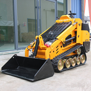 Hot Selling Mini Crawler Wheel <b>Stand</b> on Type Skid Steer Loader - Product Image 1