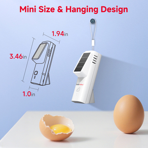 Sản phẩm nhà thông minh năng lượng mặt trời-powered Bluetooth Màn hình từ xa nhiệt-ẩm kế với Bluetooth hoặc Wifi - Product Image 6