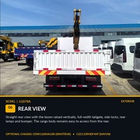 Grue forestière pliante XCMC LQS78A, portée maximale 7,8 m, capacité de levage 700 kg, grappin à bois, nouvelle origine Hubei, optionnelle