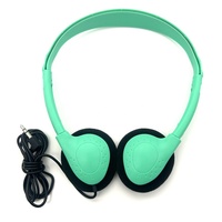 Pasokan langsung dari pabrik Headphone sekali pakai murah Headset sekali pakai Headphone penerbangan penghilang kebisingan berkabel