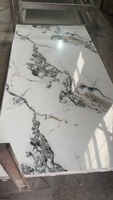SONSILL 2mm 2.2mm 2.5mm 2.8mm 3mm Panneau mural décoratif Installation facile Feuilles de marbre PVC pour douche