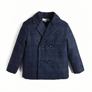 Giacca riscaldata per bambini cappotto Plaid Casual bambino ragazzo Blazer vestiti ragazzo bambino Outwears per bambini giacche invernali 11 anni - Product Image 3