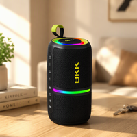 BKK 24W Auracast, haut-parleur portable BT étanche IPX6, batterie amovible, mini haut-parleur d'extérieur