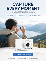 Kamera Digital 4K Vlog Kamera Video YouTube Vlogging 16X Zoom Digital CMOS AF Focus Populer Murah Camcorder CCD
