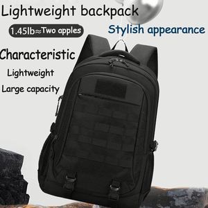 Tactical <b>Backpack</b> 36-56L <b>Nylon</b> MOLLE System Unisex Softback Zipper Closure Outdoor Travel Hiking Camping Commuting - Product Image 3