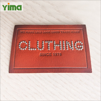 Étiquette en cuir découpée sur mesure avec logo personnalisé, écologique, en PU gaufré, pour vêtements, jeans, patchs, personnalisation couleur complète, 20 ans d'expérience