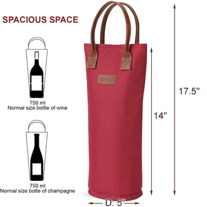 Sac isotherme <span class=keywords><strong>de</strong></span> haute qualité personnalisé, écologique, durable, en tissu Oxford, pour pique-nique, transport <span class=keywords><strong>de</strong></span> bouteilles <span class=keywords><strong>de</strong></span> <span class=keywords><strong>vin</strong></span>, pour la plage - Product Image 3