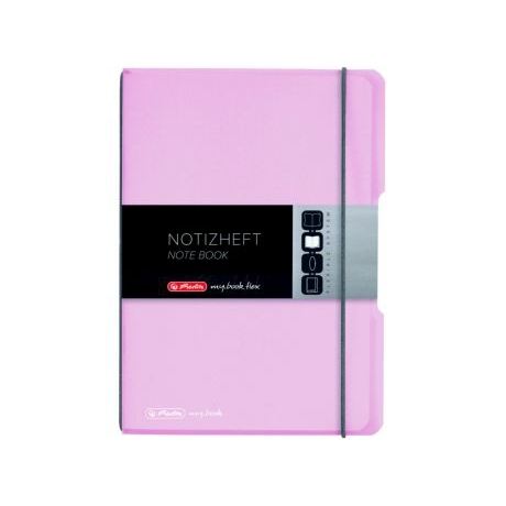 Herlitz Flex A5 PP Plastic Rose Spiral Planner B6 B5 A5/A6 Size 100 Sheets Loose-leaf Binding Leather Cover for School Use